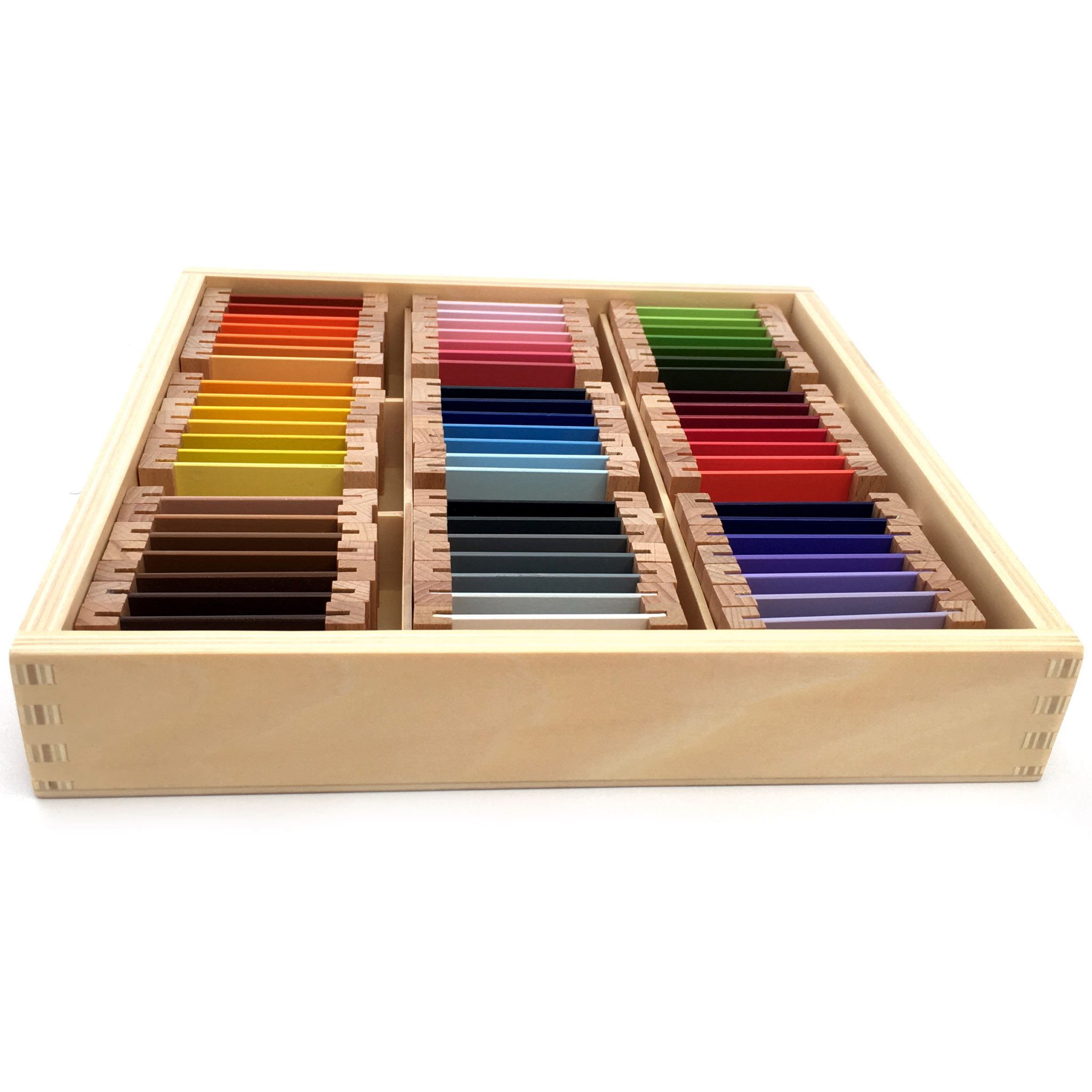 The Third Colour Box Childrens House Montessori Materials the