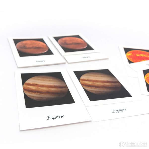Solar System 3 Part Cards