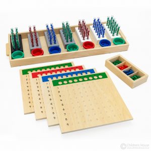 Featured Image of the Long Division Activity displays the intimidating product on a tray