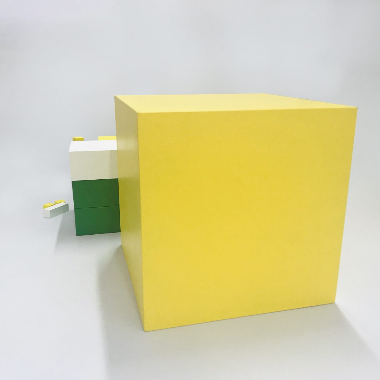 One Yellow Cube Childrens House Montessori Materials