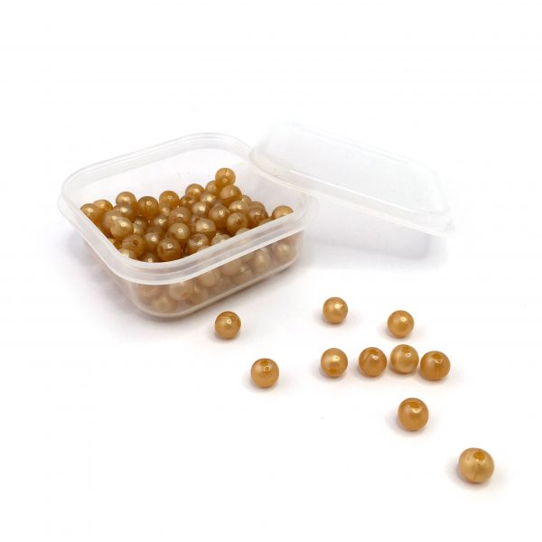 Set of 100 Golden Beads