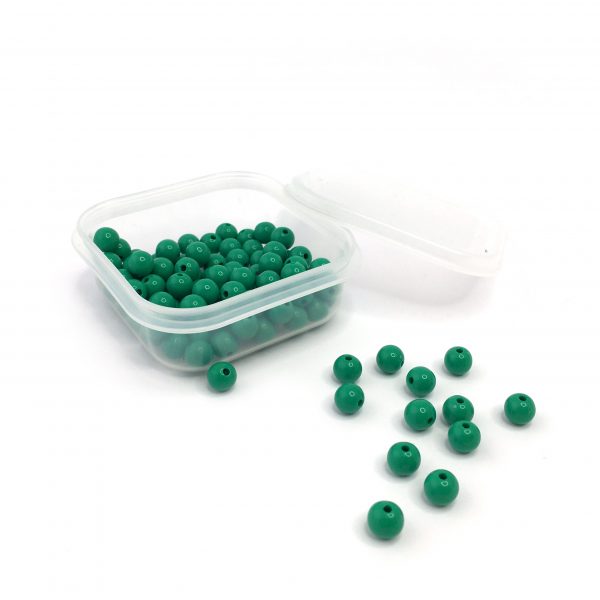 Set of 100 Green Beads