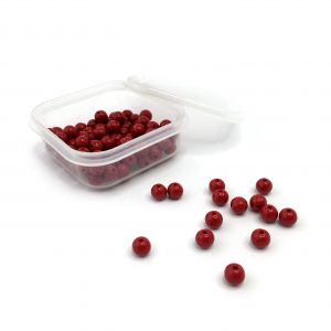 Set of 100 Red Beads