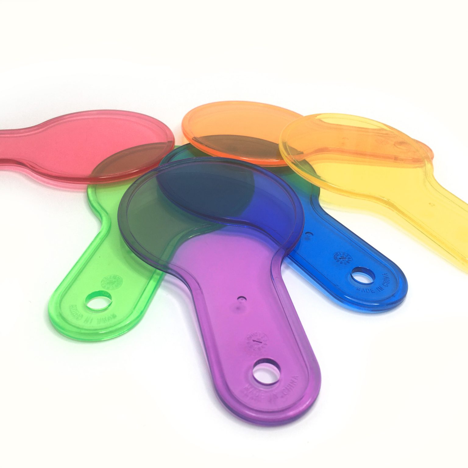 Colour Paddles - Childrens House learn how to mix colours easily, no mess