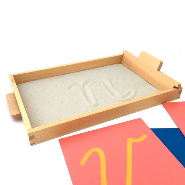 The Sandpaper Letters Tracing Tray