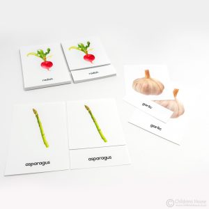 Vegetable: 3-Part Cards