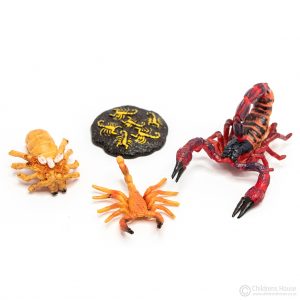 4 Miniature Objects to depict the life cycle of a Scorpion