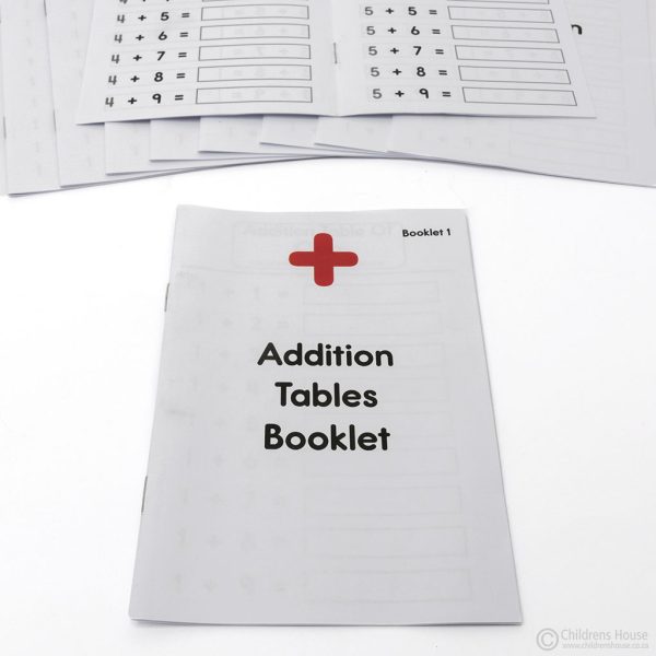 Addition Tables Booklet 1 - Set of 10