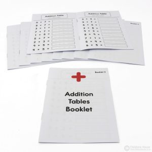 Addition Tables Booklet 3 - Set of 10