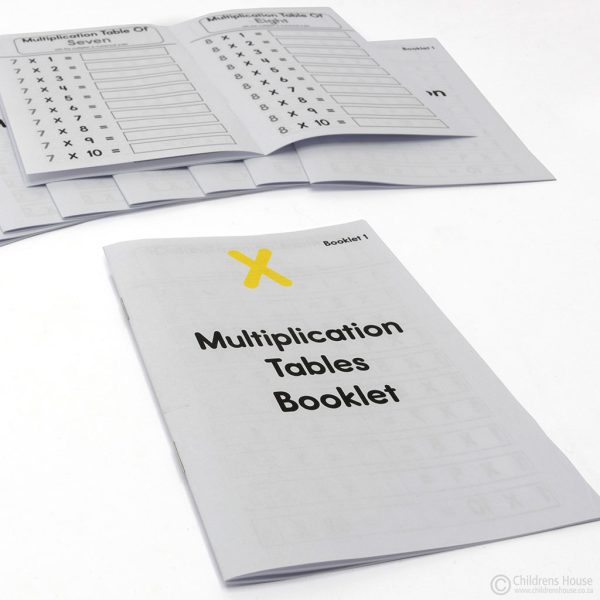 Multiplication Tables Booklet 1 - Set of 10
