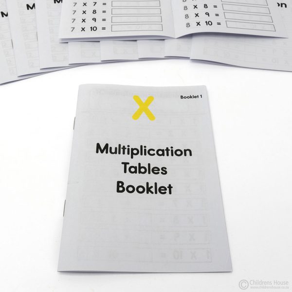Multiplication Tables Booklet 1 - Set of 10
