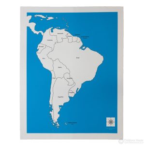 South America Labeled Control Mat