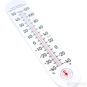Use this Thermometer both inside and outside - Centigrade and Farenheit measurements