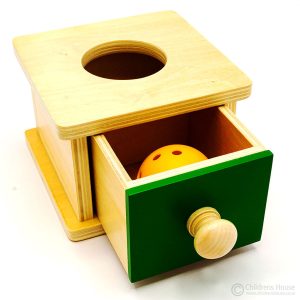 Featured Image of the Toddler Imbucare box with a plastic ball