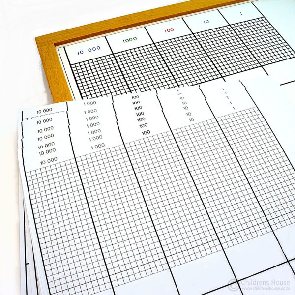 The featured image for Dot Exercise worksheets, sold by Childrens House, forms part of the Montessori mathematics curriculum. The Dot Board in the illustration, is sold separately.