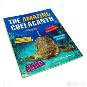 The front cover of the book, The Amazing Coelacanth. Childrens House offer a wide range of interesting readers for children of all ages. Montessori teachings encompass "real" imagery, not cartoons, as dictated by Maria Montessori. The objective is to prepare the Child for the "Real" world.