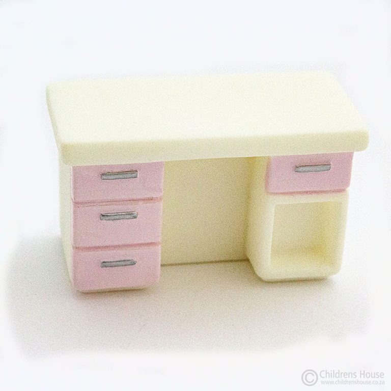 The Desk Object is a miniature object used in the Montessori Language Curriculum, with the Blue Reading Series to teach the Child how to read.