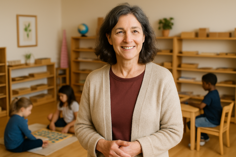 This Montessori Directress is always available to her learners. Montessori Search Partners collaborate with the Head of School and Educators to guide them in their selection of new staff.