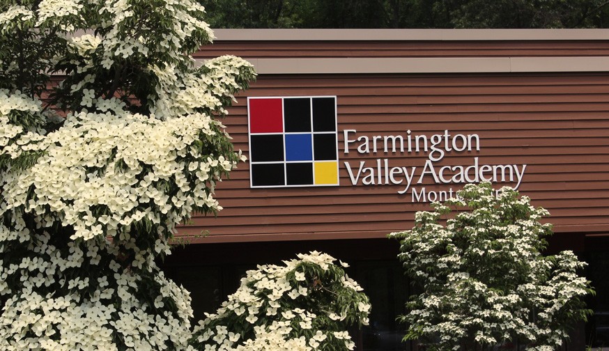 A photograph of the Farmington Valley Montessori Academy.
