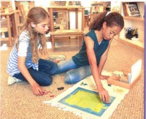 CMS - Centurion Montessori School learners, working as a team they study their Geography activity